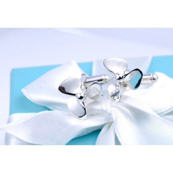 Tiffany & Co. Other - Tiffany & Co. Cufflinks Vintage Nautical Boat Yacht Airplane Silver *RARE*